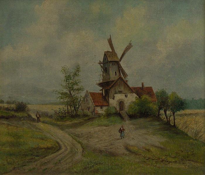 Caspar David Friedrich Landscape with mill